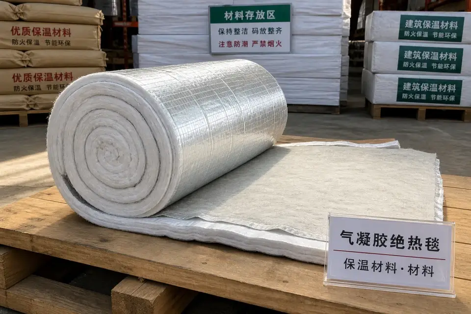 气凝胶绝热毯实拍参考图