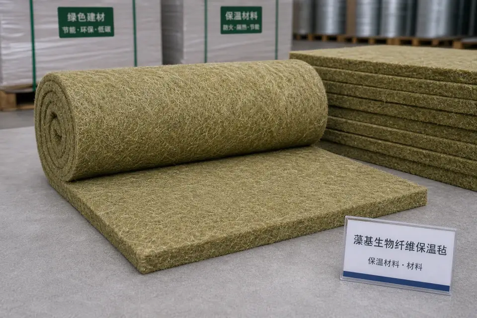 藻基生物纤维保温毡实拍参考图