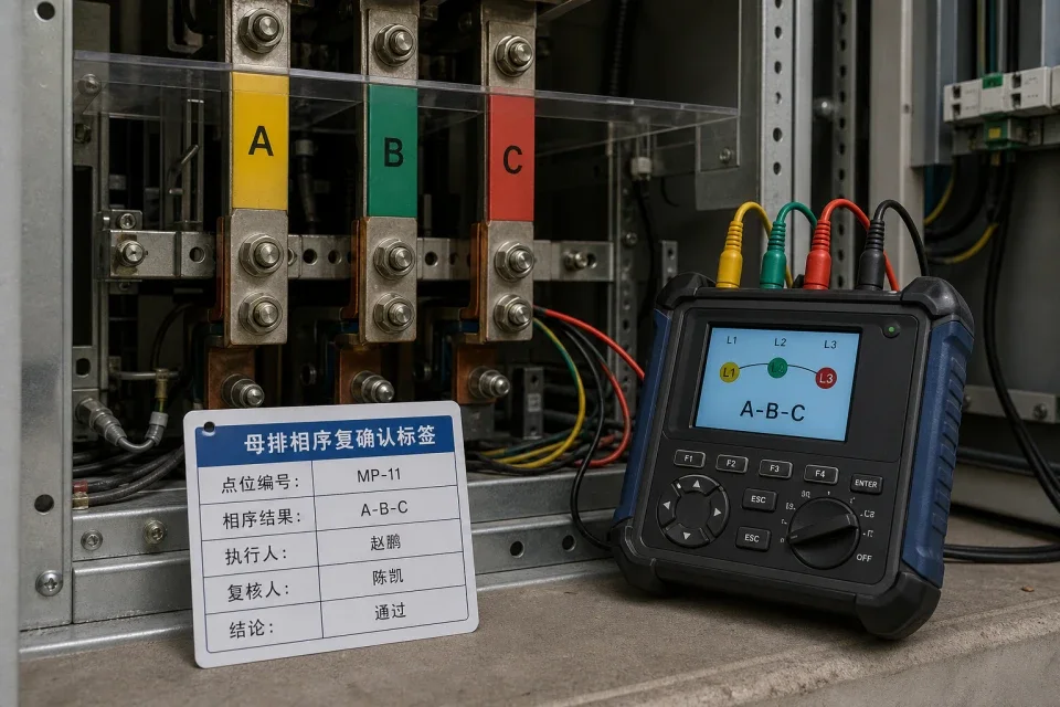 馈线中性线电流监测标签实拍参考图