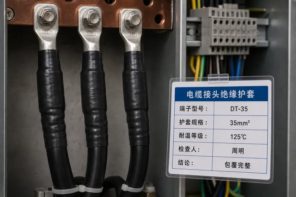 电缆接头绝缘护套应用实拍参考图