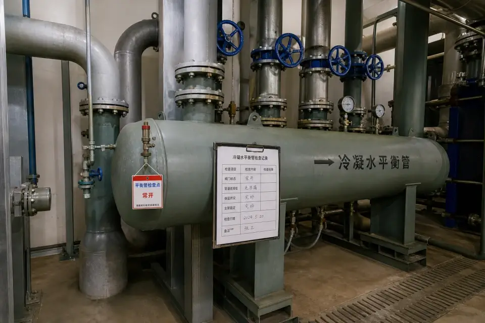 冷却水均衡总管窗口复核组件实拍参考图