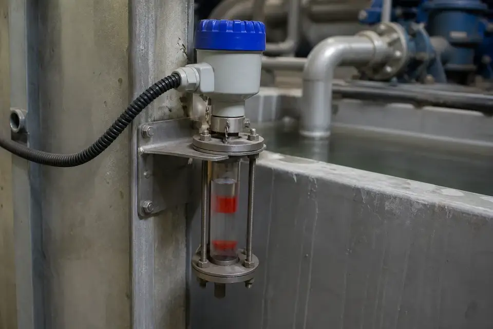 冷却水集水盘液位开关窗口复核组件实拍参考图