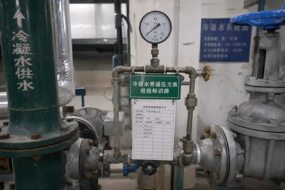 冷却水旁通压力表窗口复核组件实拍参考图