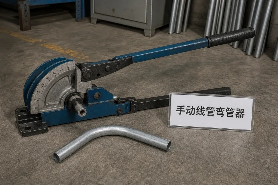 弯管器角度校准记录卡实拍参考图