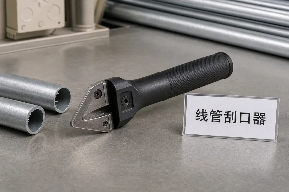 导管去毛刺质量检查标签实拍参考图