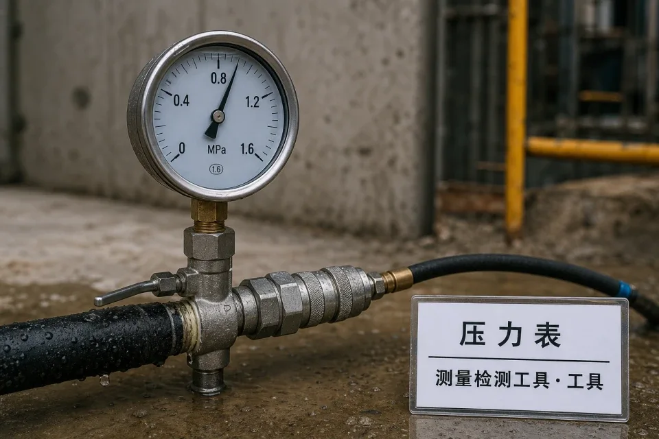 冷却水旁流回水取样微调阀组件实拍参考图