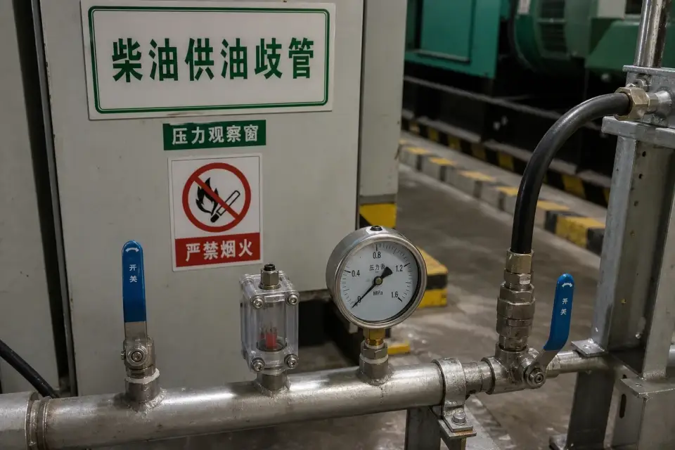 柴油供油歧管压力窗口复核组件实拍参考图
