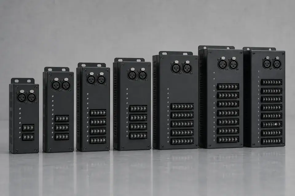 DMX 灯光解码器实拍参考图