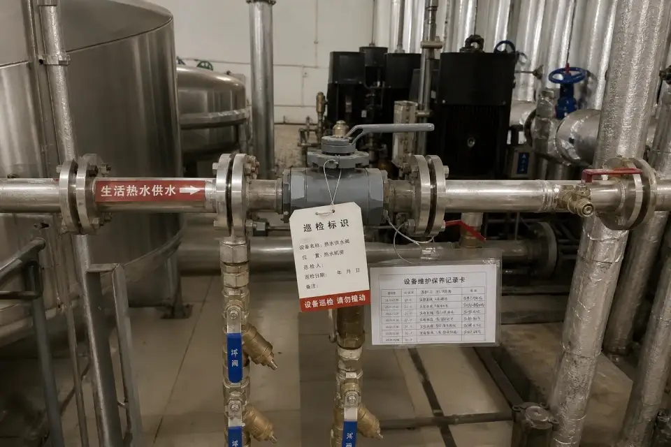 生活热水分配窗口复核组件实拍参考图