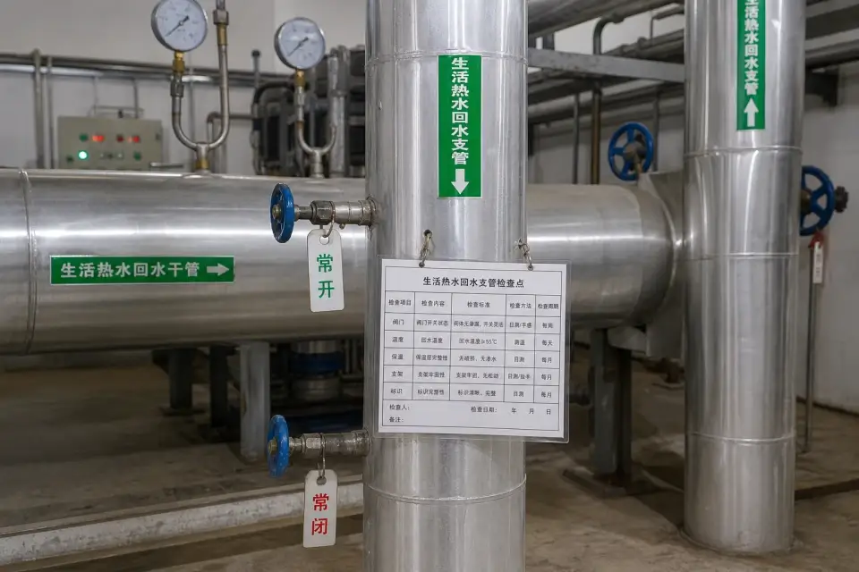 生活热水回水支路窗口复核组件实拍参考图