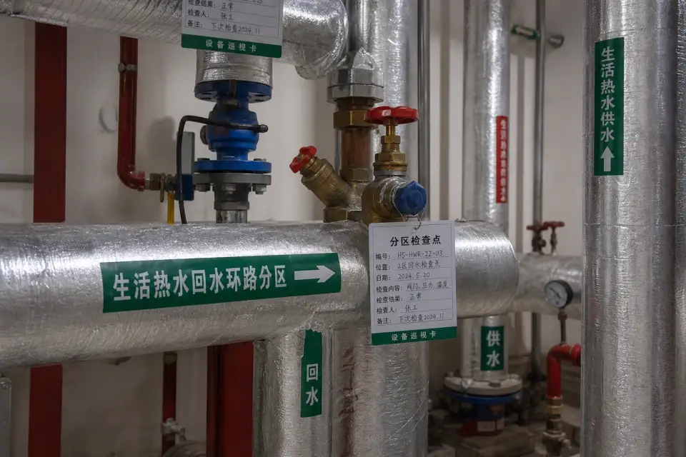 生活热水回水环路分区窗口复核组件实拍参考图