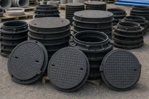 球墨铸铁井盖识别图