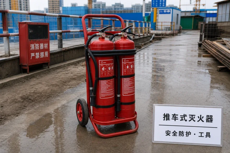消火栓箱封签完好检查牌实拍参考图