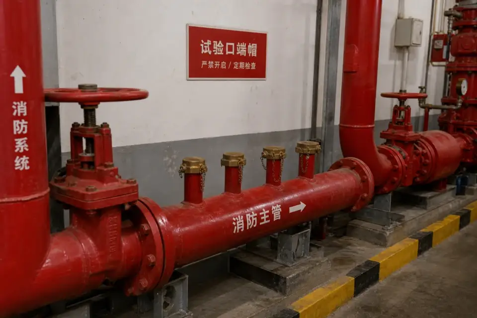 消防主管试验口端帽窗口复核组件实拍参考图