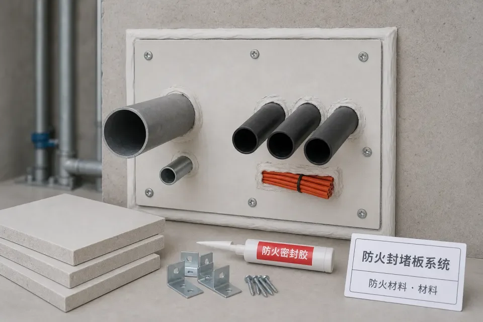 防火封堵板系统实拍参考图