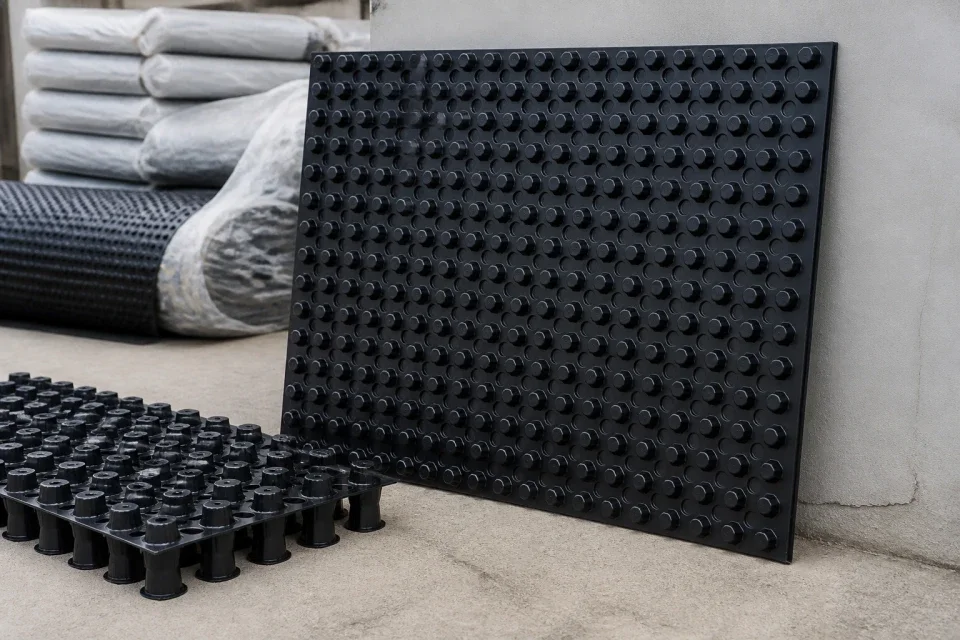 HDPE 排水板面板实拍参考图