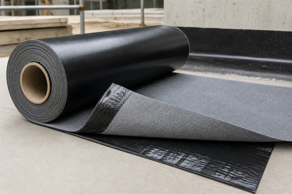 HDPE 高分子防水膜卷材实拍参考图