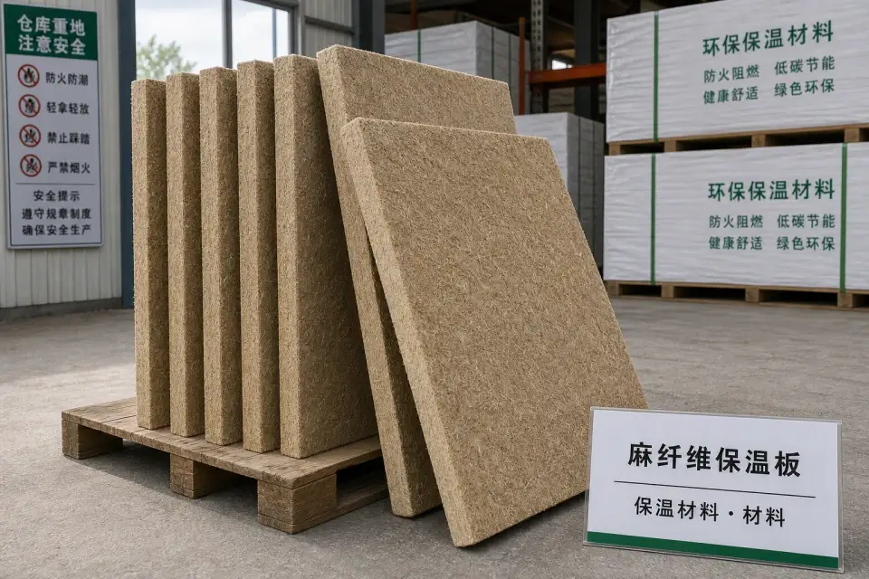 麻纤维保温板实拍参考图