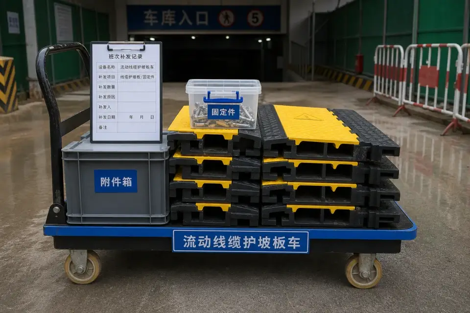 流动线缆护坡板车班次补发套件实拍参考图