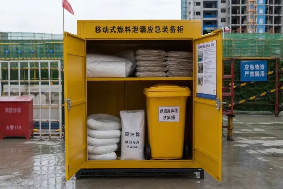 流动燃油泄漏应急柜班次补发套件实拍参考图