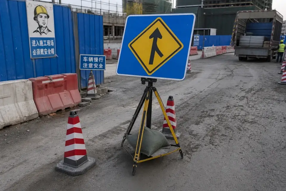 流动靠右箭头三脚架班次补发套件实拍参考图