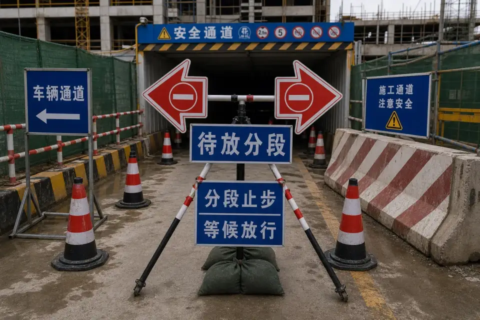 流动待放分段止步箭头三脚架班次补发套件实拍参考图