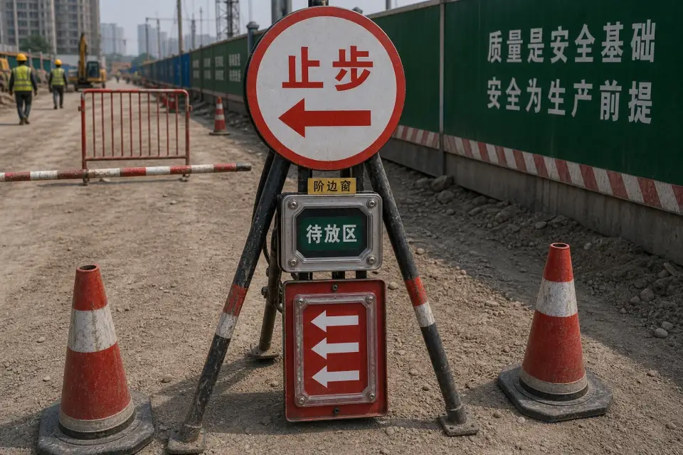 流动待放分阶边窗止步箭头三脚架班次补发套件实拍参考图