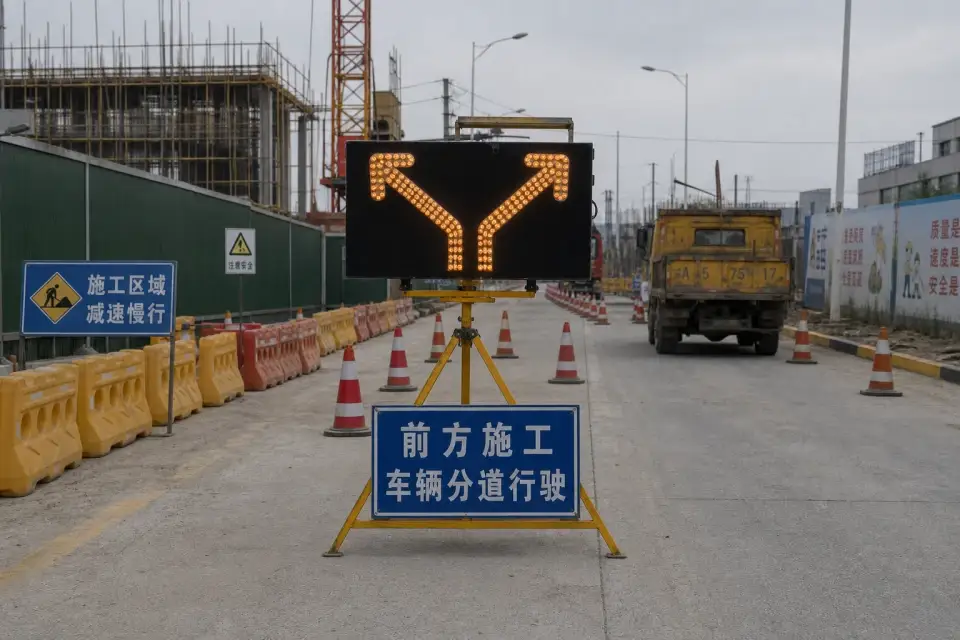 流动分道箭头三脚架班次补发套件实拍参考图