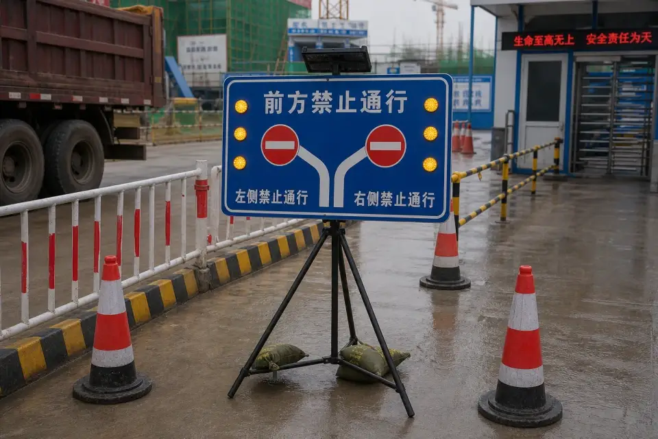 流动分流禁入箭头三脚架班次补发套件实拍参考图