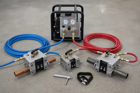 管道冷冻封堵器识别图