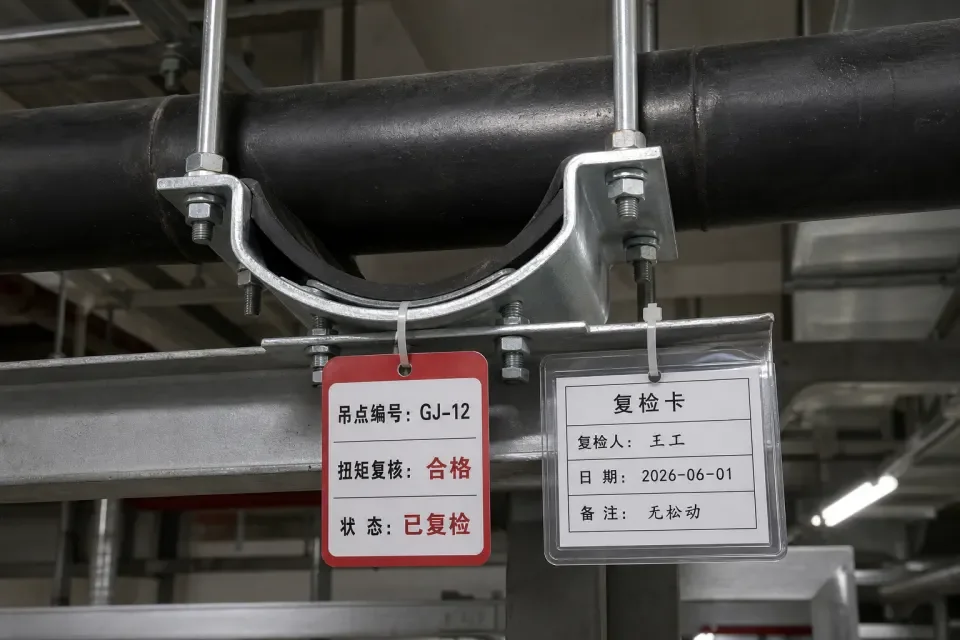 管道支架侧向限位支架套件实拍参考图