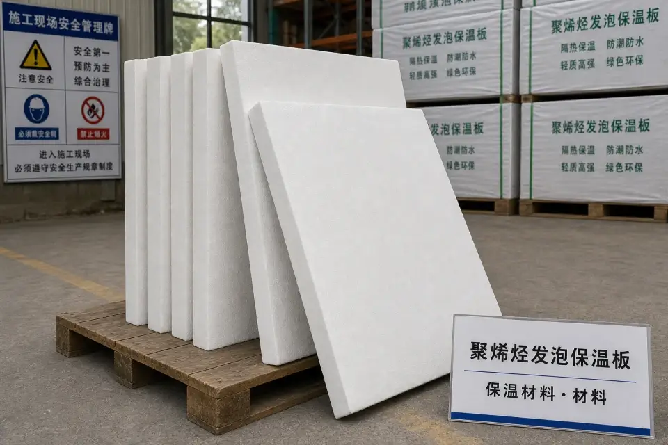 聚烯烃发泡保温板实拍参考图