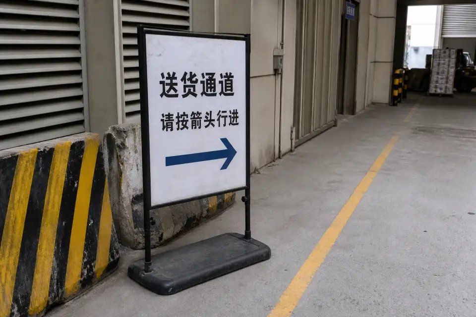 便携卸货通道导示架班次复核套件实拍参考图