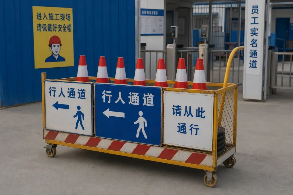 便携行人导引车班次复核套件实拍参考图