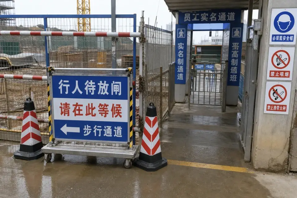 便携行人待放闸导车班次复核套件实拍参考图