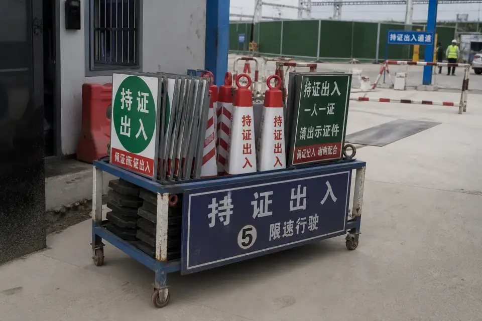便携许可进入锥桶车班次复核套件实拍参考图