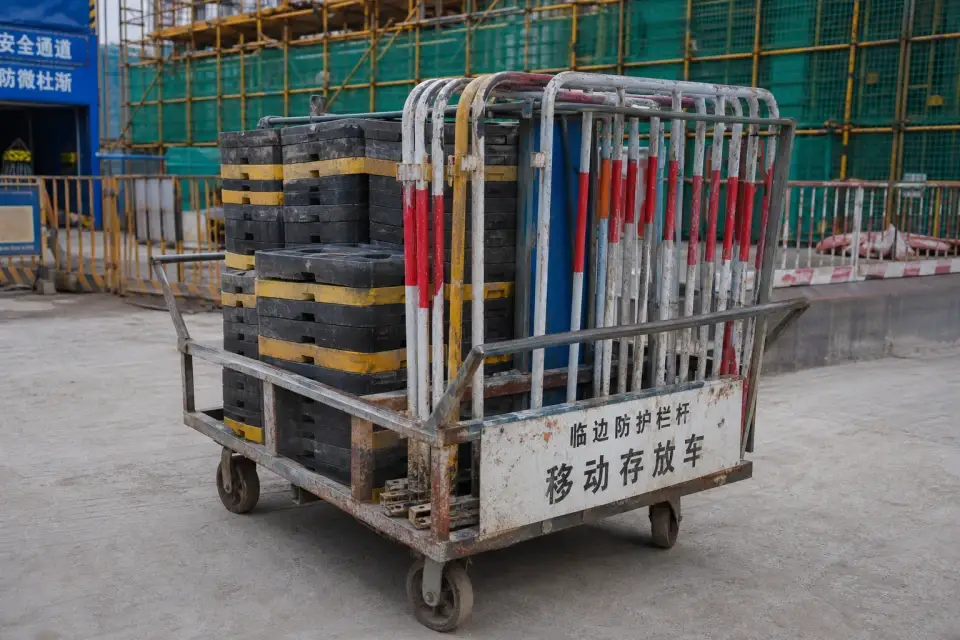 便携围栏底座车班次复核套件实拍参考图