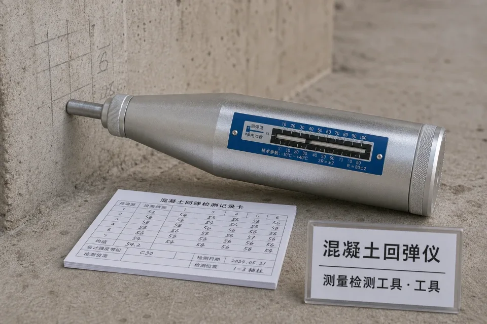 回弹仪结构快检实拍参考图