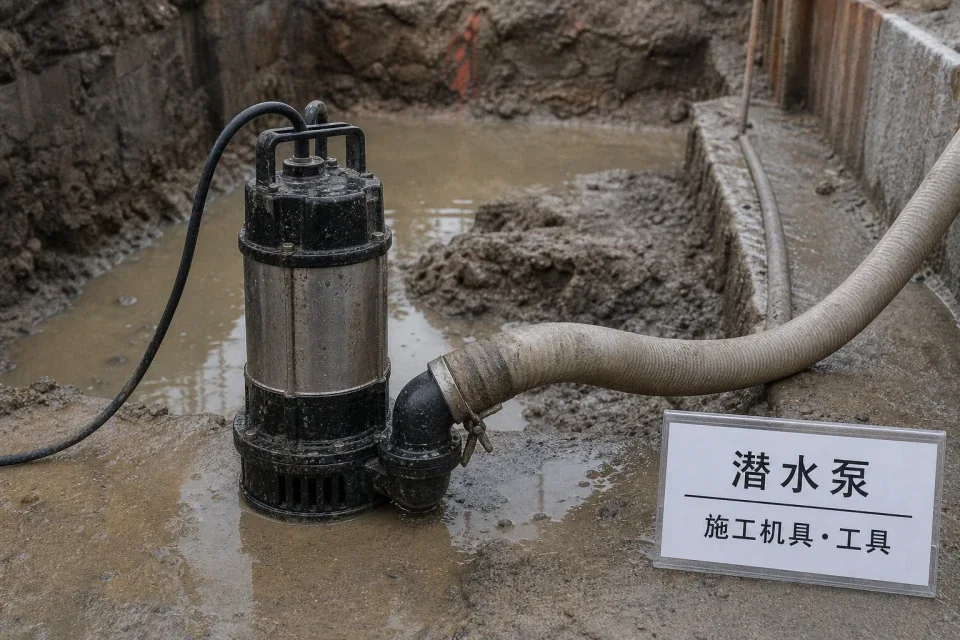 污水提升泵切割叶轮卡阻检查卡实拍参考图