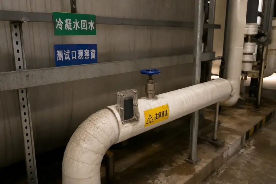 蒸汽冷凝水测试口窗口复核组件实拍参考图