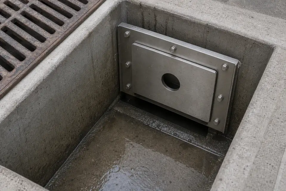 雨水口限流孔板实拍参考图