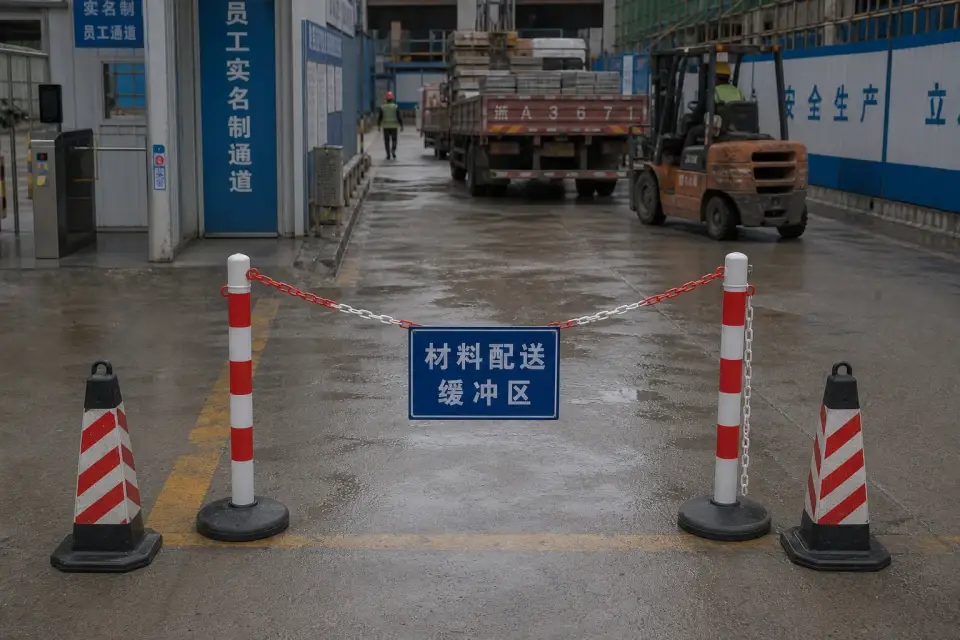 临时送货缓冲止步链班次复签套件实拍参考图