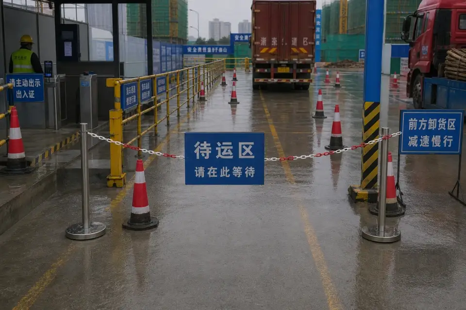 临时送货待装止步链班次复签套件实拍参考图