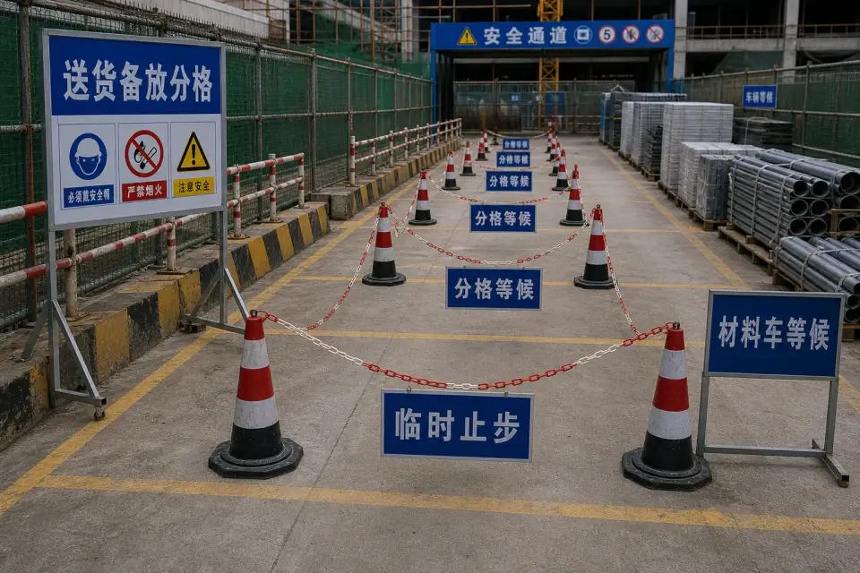临时送货备放分格链班次复签套件实拍参考图