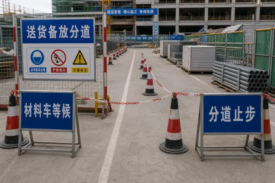 临时送货备放分道链班次复签套件实拍参考图