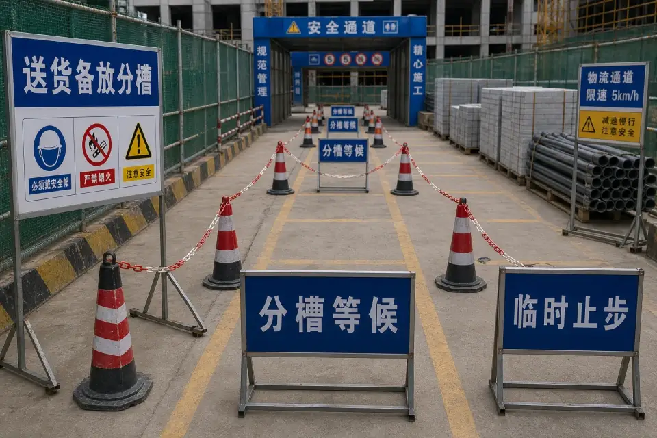 临时送货备放分槽链班次复签套件实拍参考图