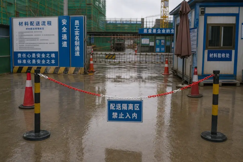 临时送货隔离止步链班次复签套件实拍参考图