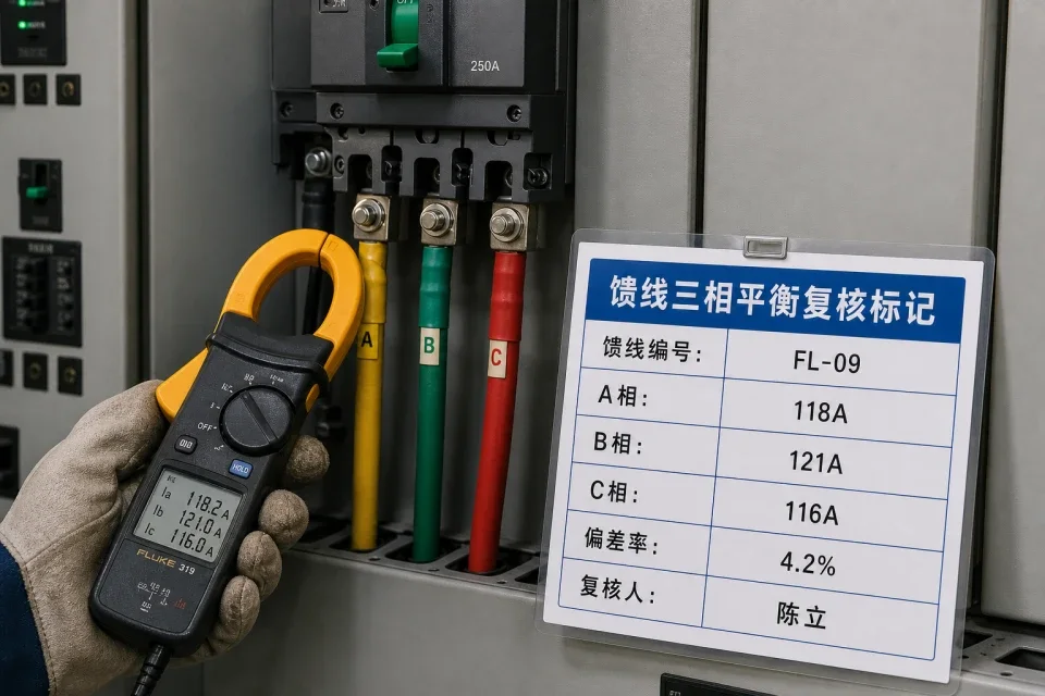 临电电缆色标稽核标签实拍参考图
