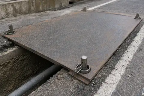 涵道钢板锁针连接状态实拍参考图