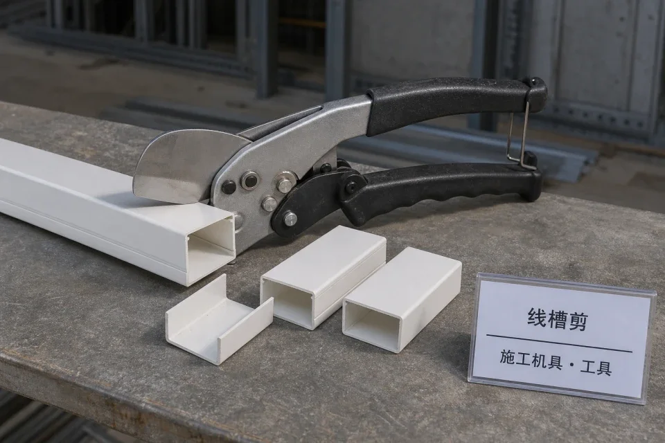 线槽检修余量固定夹实拍参考图